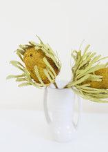 Load image into Gallery viewer, Pack of 2 - Dried Yellow Banksia with Leaves