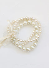 Load image into Gallery viewer, Ivory Bubble Pearl Beaded Corsage Wristlet - 1" Wide