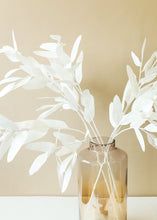 Load image into Gallery viewer, Artificial Eucalyptus Leaves in White - 33"