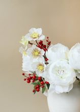Load image into Gallery viewer, Artificial Holiday Berries in Red - 13"