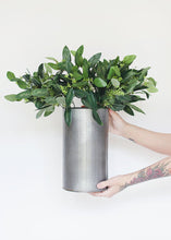 Load image into Gallery viewer, Corrugated Metal Norah Vase - 10.5" Tall