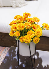 Load image into Gallery viewer, Artificial Marigold Bush - 13"