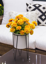 Load image into Gallery viewer, Artificial Marigold Bush - 13"