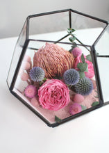 Load image into Gallery viewer, Dried Floral Coastal Echinops Globe Thistle in Blue Green