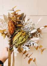 Load image into Gallery viewer, Pack of 2 - Dried Yellow Banksia with Leaves