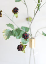 Load image into Gallery viewer, Artificial Wild Raspberry Berries in Plum 27"