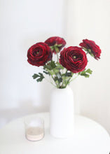 Load image into Gallery viewer, Silk Ranunculus in Burgundy Wine