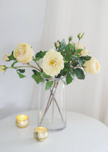 Load image into Gallery viewer, Soft Yellow Fake English Rose