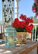 Load image into Gallery viewer, Artificial Geranium Bush in Red