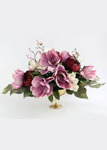 Load image into Gallery viewer, Faux Peony Flower in Burgundy - 30.5" Tall