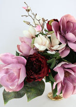 Load image into Gallery viewer, Faux Peony Flower in Burgundy - 30.5" Tall