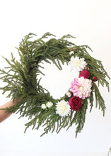 Load image into Gallery viewer, SALE - Real Touch Norfolk Pine Wreath - 24"