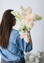Load image into Gallery viewer, Pink Cream Artificial Lilac Flower