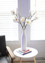 Load image into Gallery viewer, Cream Fake Magnolia Floral Branch