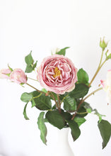 Load image into Gallery viewer, Real Touch Faux English Rose in Lavender Mauve - 22.5" Tall