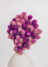 Load image into Gallery viewer, Mini Pink Purple Globe Amaranth Dried Flower Bouquet - 10" Tall