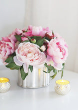 Load image into Gallery viewer, Round Mercury Glass Array Votive in Silver - 2" Tall x 2.75" Wide