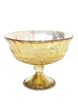 Load image into Gallery viewer, Gold Mercury Glass Compote Bowl
