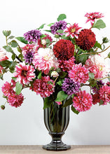 Load image into Gallery viewer, Artificial Dahlia Flowers in Purple