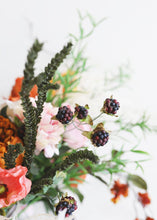 Load image into Gallery viewer, Artificial Wild Raspberry Berries in Plum 27"