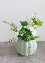 Load image into Gallery viewer, Mini White Cream Silk Ranunculus Bush - 10"