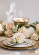 Load image into Gallery viewer, Cafe au Lait Dahlia Flower in Ivory - 19.5"