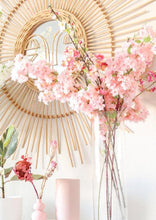 Load image into Gallery viewer, Pastel Pink Fake Cherry Blossom Branch - 41"