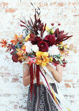 Load image into Gallery viewer, Silk Ranunculus in Burgundy Wine