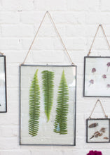 Load image into Gallery viewer, Large Pressed Glass Floating Frame - 20.5" T x 14" W