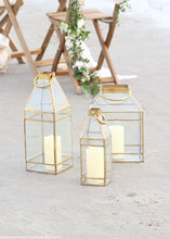 Load image into Gallery viewer, Gold Lantern - 13" Tall
