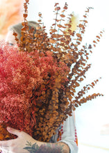 Load image into Gallery viewer, Earthy Terra Cotta Preserved Spiral Eucalyptus - 28-30"