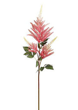 Load image into Gallery viewer, Dark Pink Coral Astilbe Fake Flowers - 34&quot;
