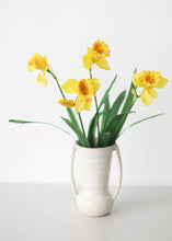Load image into Gallery viewer, Farmhouse Ceramic Flower Vase with Handles - 7.75&quot; Tall
