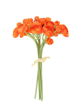 Load image into Gallery viewer, Artificial Ranunculus Bundle in Orange - 11&quot;
