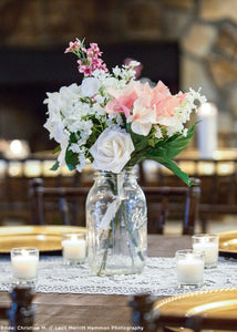 Artificial Waxflower in Mauve Pink