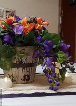 Load image into Gallery viewer, Silk Flowers Wisteria Bush in Purple - 31" Long
