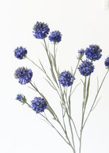 Load image into Gallery viewer, Artificial Cornflower Flower in Blue
