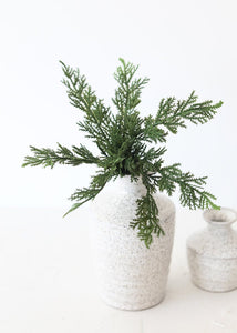 Artificial Natural Touch Cedar Pine Pick - 10" Tall
