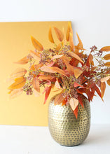 Load image into Gallery viewer, Fake Fall Terracotta Seeded Eucalyptus Leaves - 23&quot;
