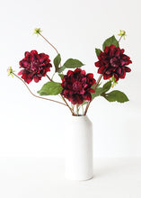 Load image into Gallery viewer, Silk Garden Dahlia in Burgundy
