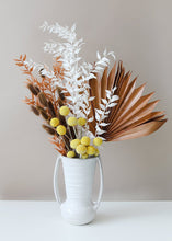 Load image into Gallery viewer, Farmhouse Ceramic Flower Vase with Handles - 7.75&quot; Tall
