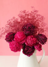 Load image into Gallery viewer, Silk Marsala Burgundy Ranunculus Flower - 18.75"
