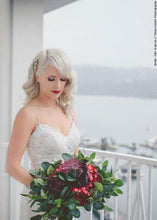 Load image into Gallery viewer, Silk Flower Peony in Red - 18.5" Tall
