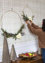 Load image into Gallery viewer, Gold Brass Metal Ring for Floral Hoops - 24&quot; Wide
