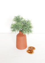 Load image into Gallery viewer, Ceramic Bud Floral Vase in Terracotta Orange - 5&quot; Tall
