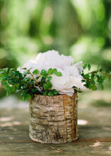 Load image into Gallery viewer, Birch Cylinder Vase Rustic Wedding Decorations - 5.5&quot; Tall
