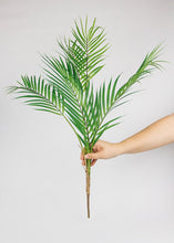 Load image into Gallery viewer, Indoor/Outdoor Fake Plastic Palm Leaf Plant - 35&quot;

