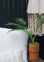 Load image into Gallery viewer, Indoor/Outdoor Fake Plastic Palm Leaf Plant - 35&quot;
