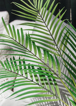 Load image into Gallery viewer, Indoor/Outdoor Fake Plastic Palm Leaf Plant - 35&quot;
