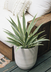 Artificial Variegated Yucca Fake Outdoor Plant - 28"
